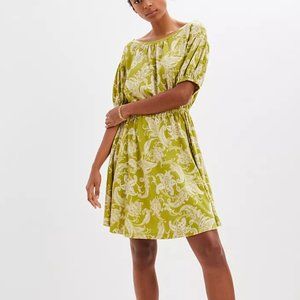 NWT Anthropologie Daily Practice Green Dress Size M